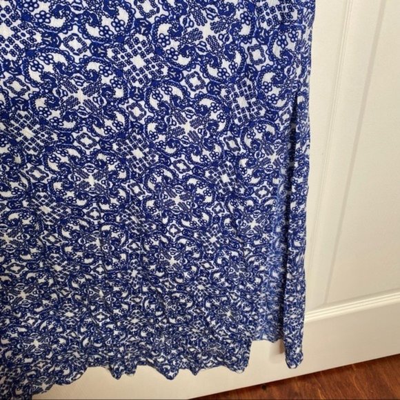 Lulus Mandala Daydream Blue Print Maxi Dress Size Small - Picture 8 of 13